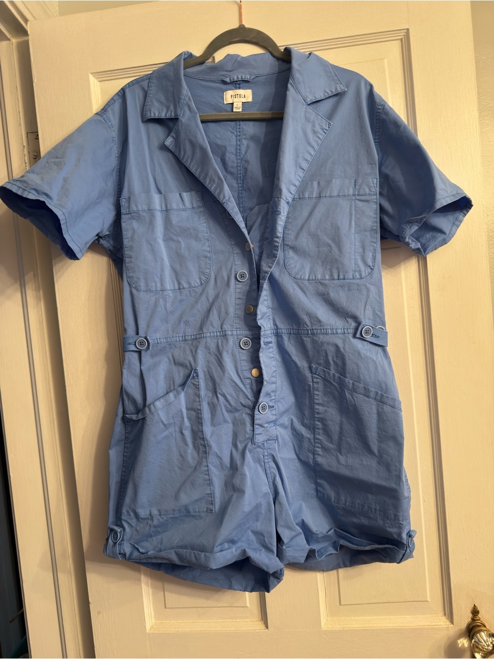 Pistola Parker Romper Azure Blue - Picture 3 of 6